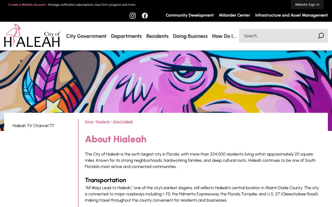 Hialeah residents directory official city overview