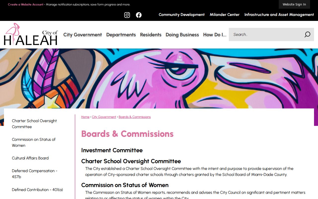 Hialeah neighbors city boards and commissions